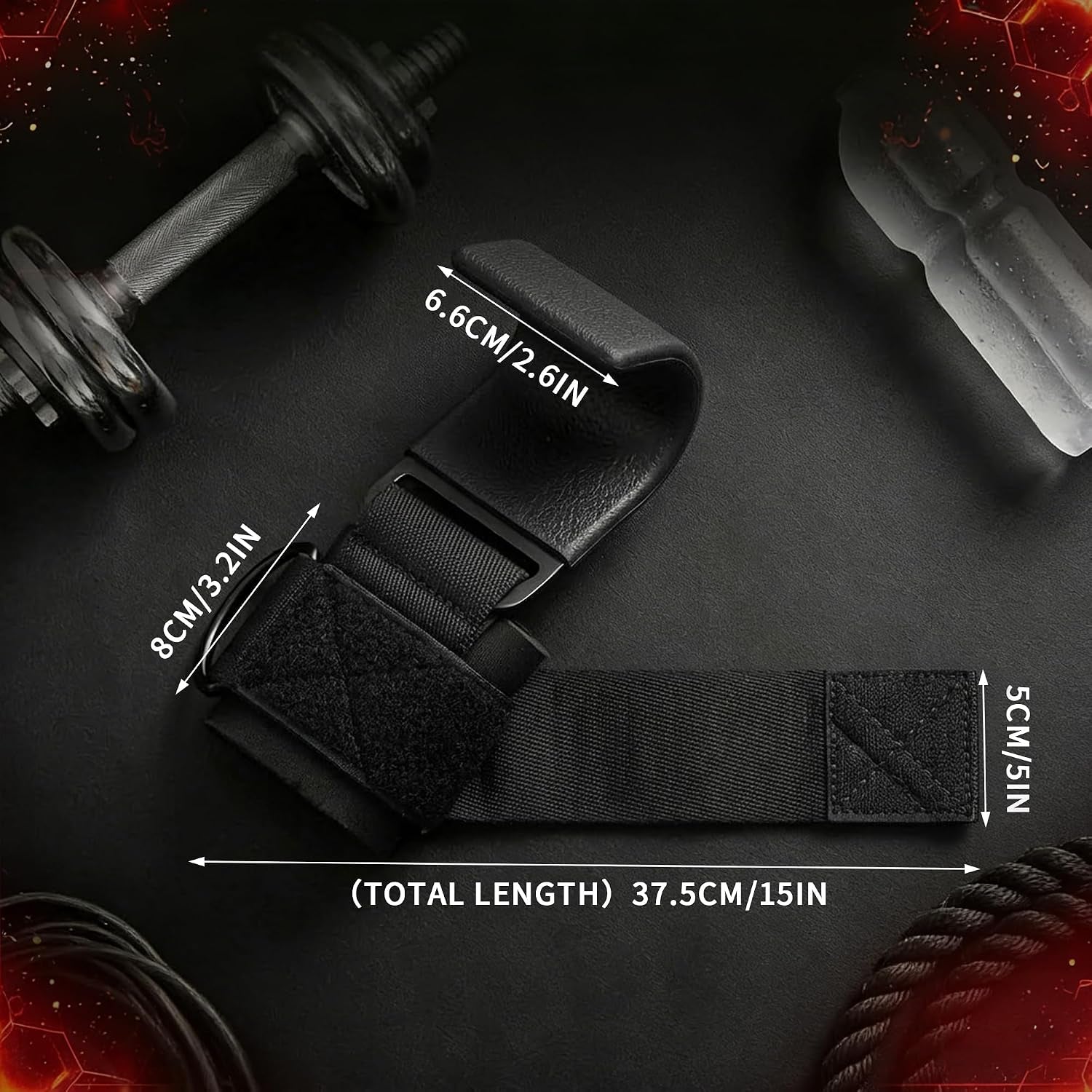 Lifting Straps – Durable Cotton Wrist Straps with Padded Support & Adjustable Ankle Straps for Cable Machine, Deadlifts, Rows & Strength Training